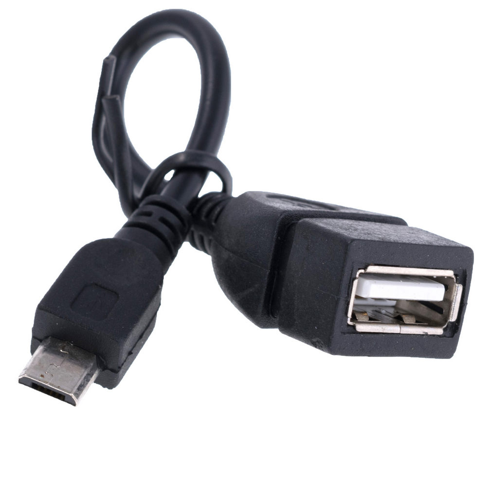 Кабель OTG USB 2.0 AF - micro USB Тип B 0.1 м за ціною від 33.70 грн ...